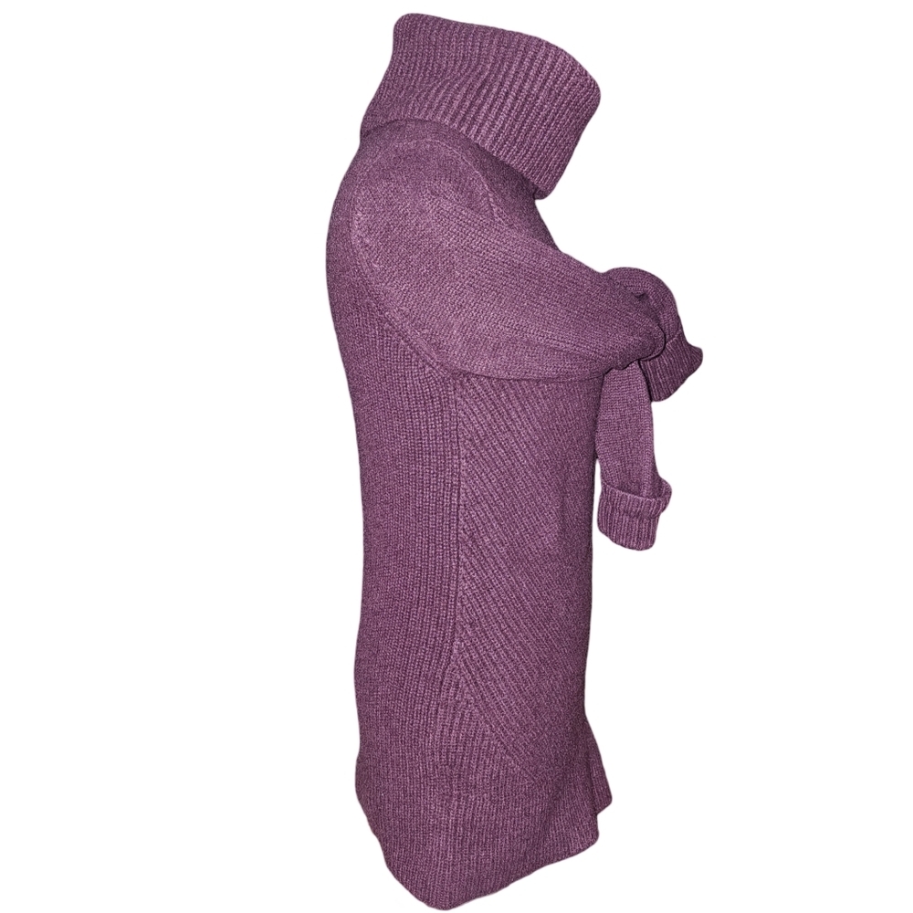 Talbots Womens Burgundy Wine Cashmere Cowlneck Sweater Size Small - Picture 7 of 15